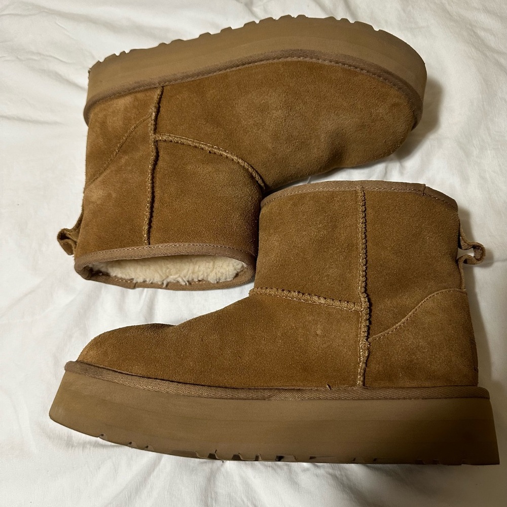 UGG Tan Ankle Boots